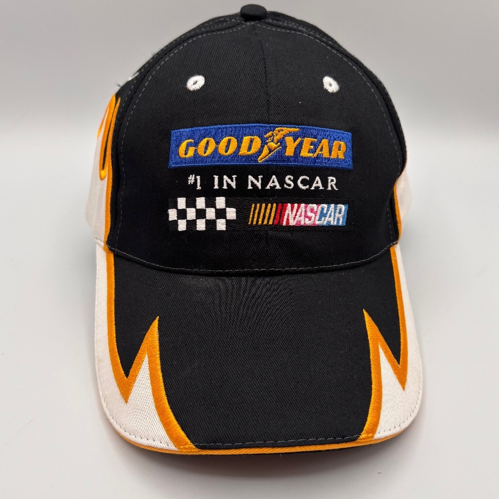 Vintage Goodyear Tires #1 In NASCAR Flame Logo Racing Collectible Hat